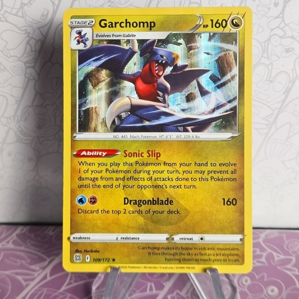 Garchomp 109/172 Pokémon TCG Holo Rare